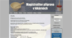 Desktop Screenshot of magistraliter.cz